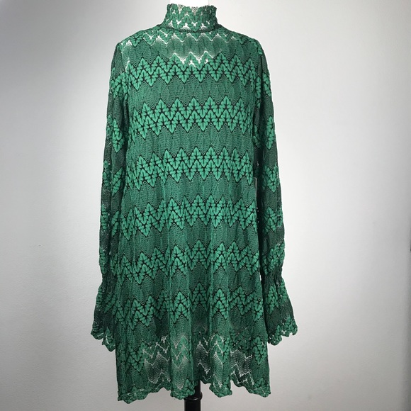 Free People Lace Mini Dress - Picture 3 of 8